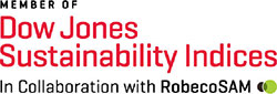 MEMBER OF Dow Jones Sustainability Indices In Collaboration with RobecoSAM