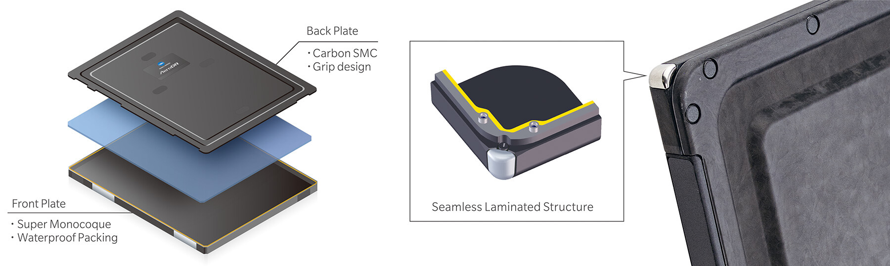 CompSuper monocoque housing structure