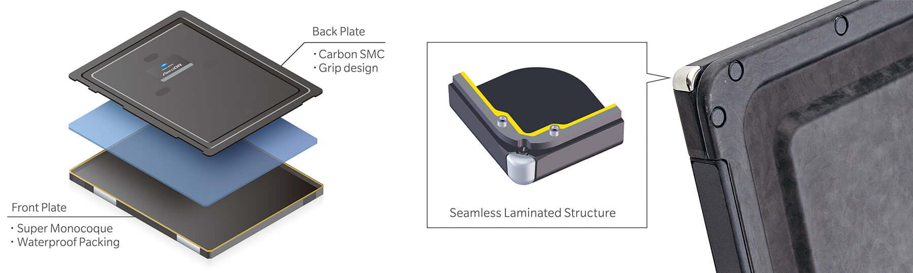 CompSuper monocoque housing structure