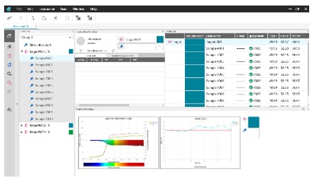 Screenshot of the SpectraMagic NX2 color management software