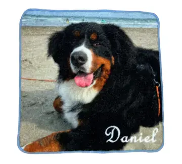 Example of a towel printed by Yutaka