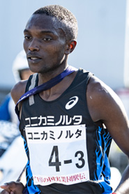 3区 9.2km　サムエル・ムワンギ選手