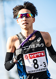 3区（13.6km）川端千都選手