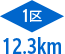 1区12.3km