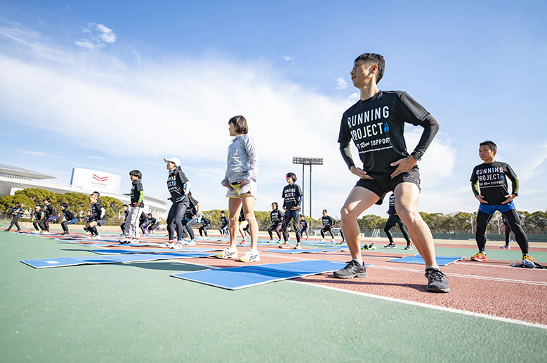 ランニングクリニックin大阪　3. ストレッチ＆補強運動