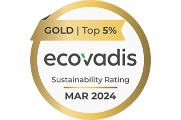 EcoVadis社のサステナビリティ評価で「ゴールド」取得