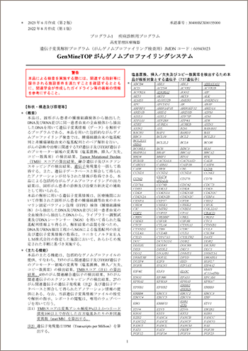 サムネイル：添付文書