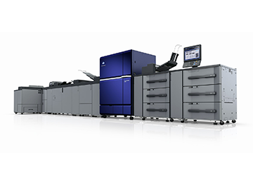 印刷工程の自動化でオペレーションを効率化させるデジタル印刷システム「AccurioPress C14000/C12000」